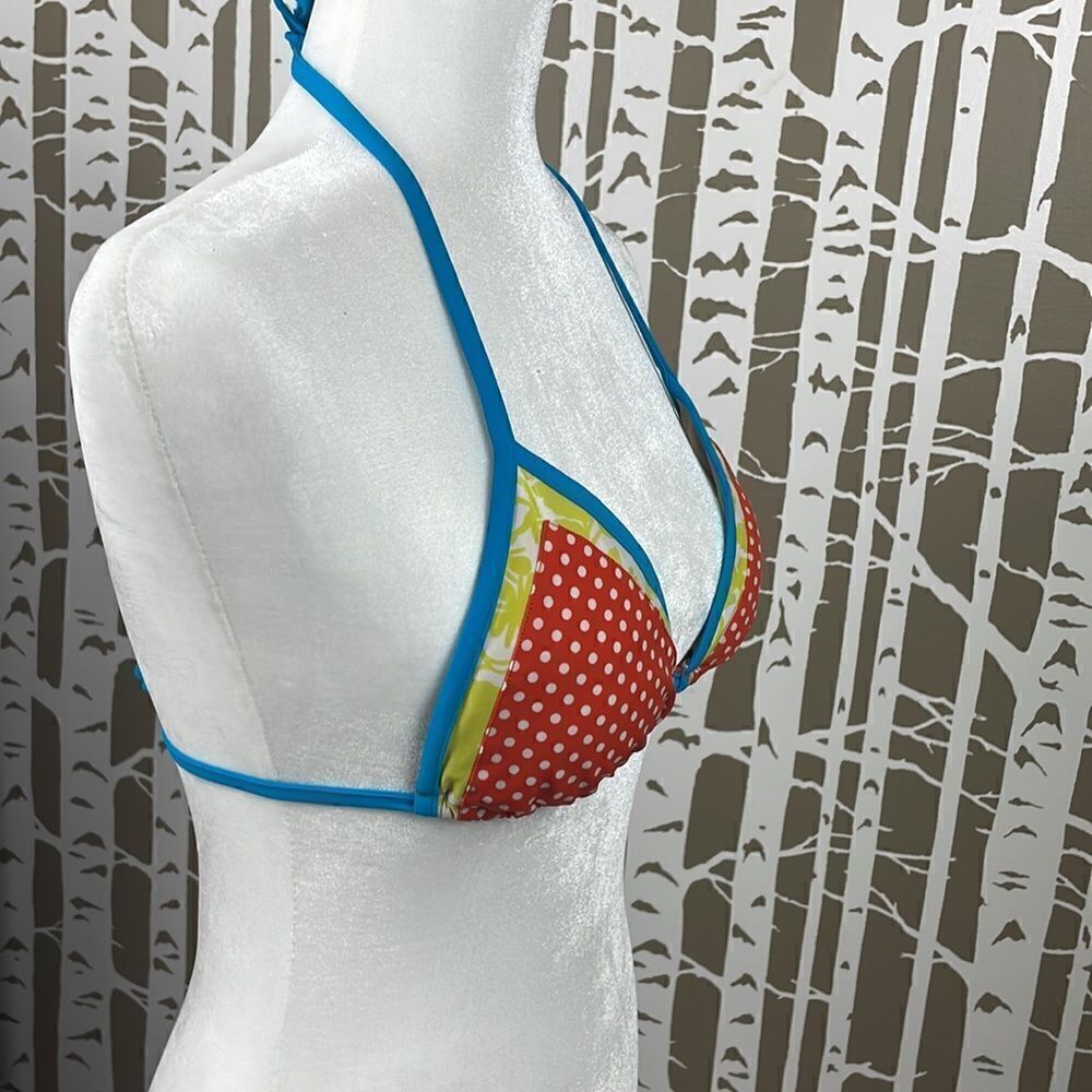 GAP Body rust orange polka dot string bikini - Picture 5 of 12